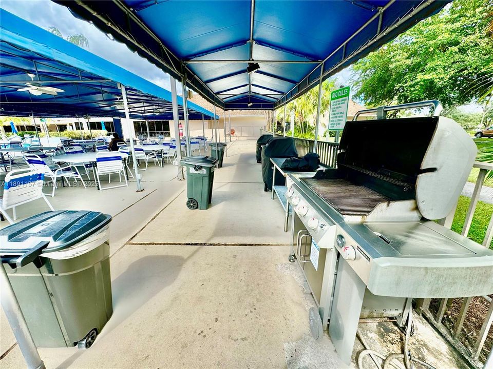 BBQ Area by the pool