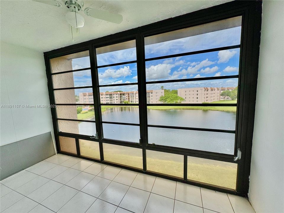 Balcony Overlooking Lake