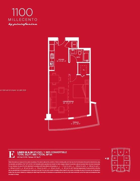 For Rent: $2,650 (0 beds, 1 baths, 531 Square Feet)