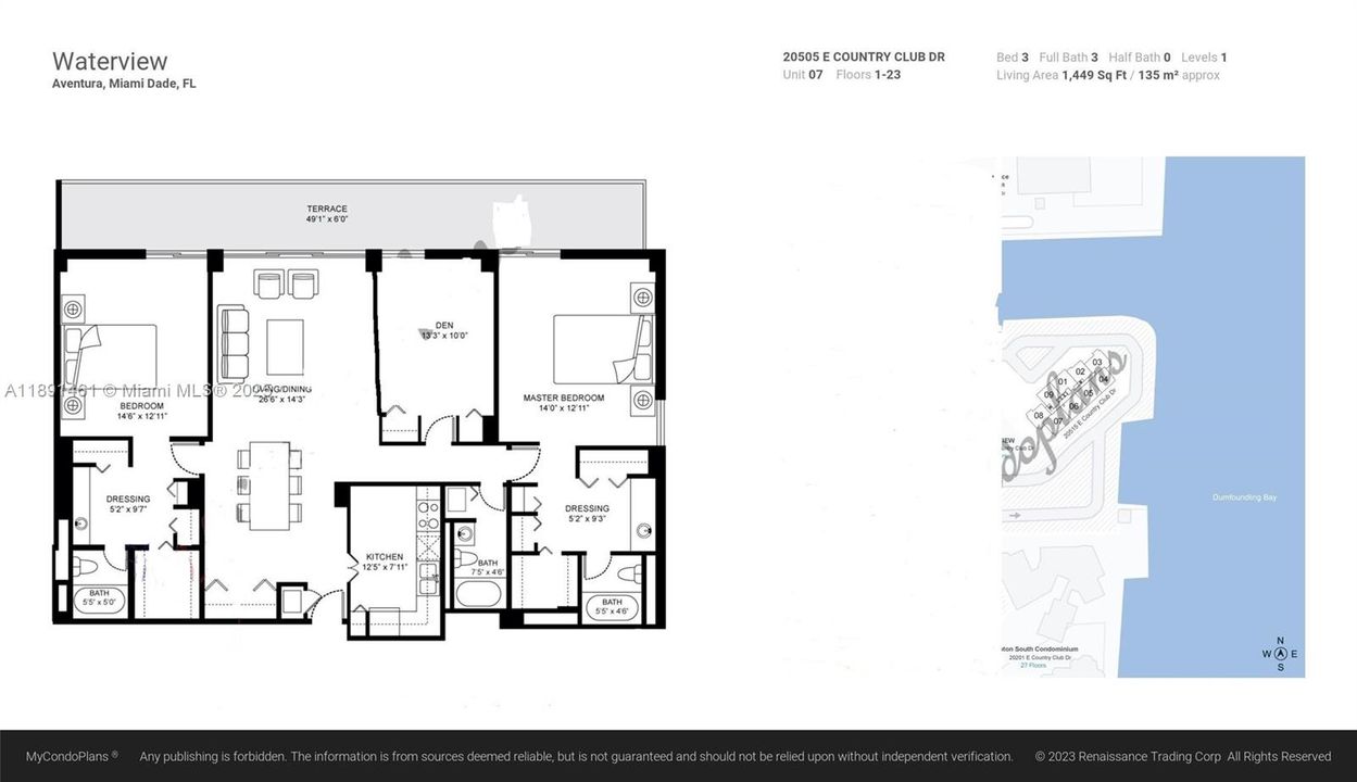 Recently Sold: $419,825 (3 beds, 3 baths, 1449 Square Feet)