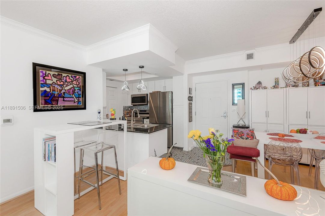 view from living room