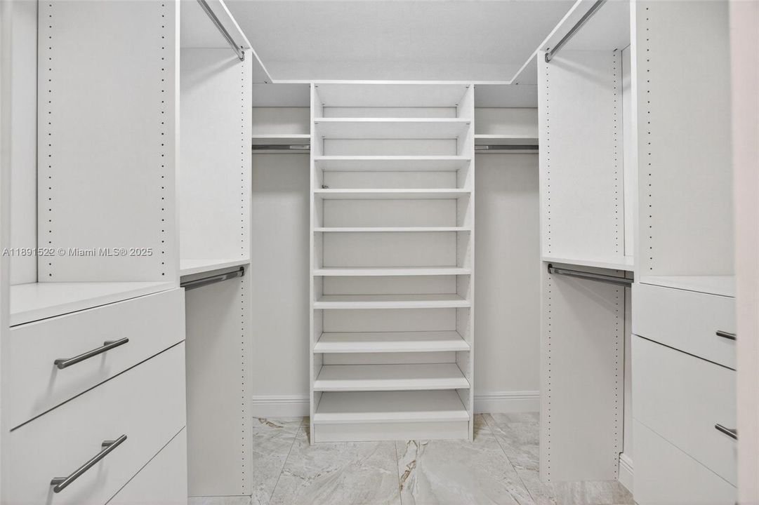 Walk in closet in Primary Bedroom