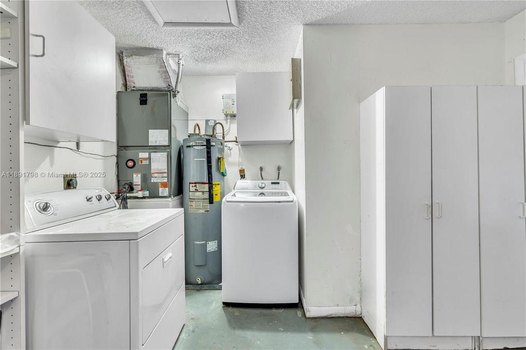 Washer/Dryer in Garage