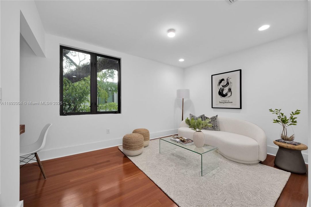 3rd bedroom that was converted into an office/sitting area