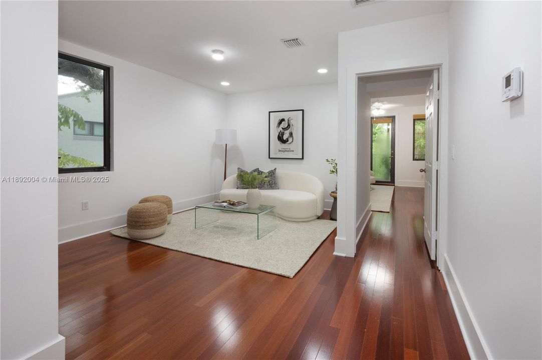 3rd bedroom that was converted into an office/sitting area