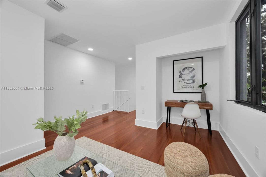 3rd bedroom that was converted into an office/sitting area