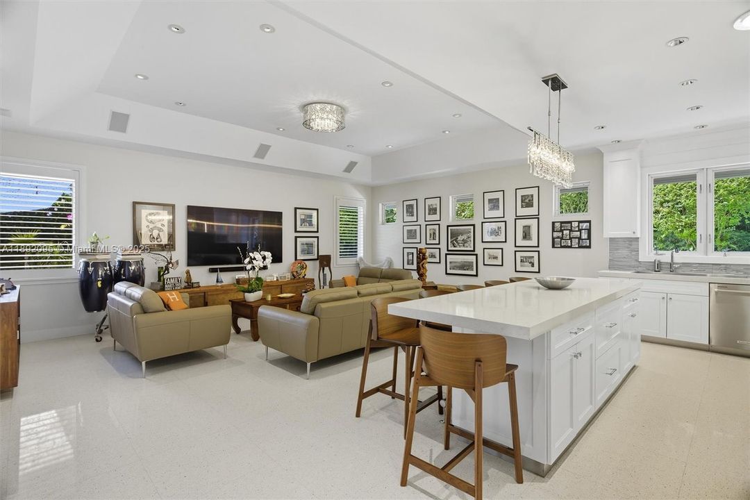 Open Floor plan Kitchen and family room