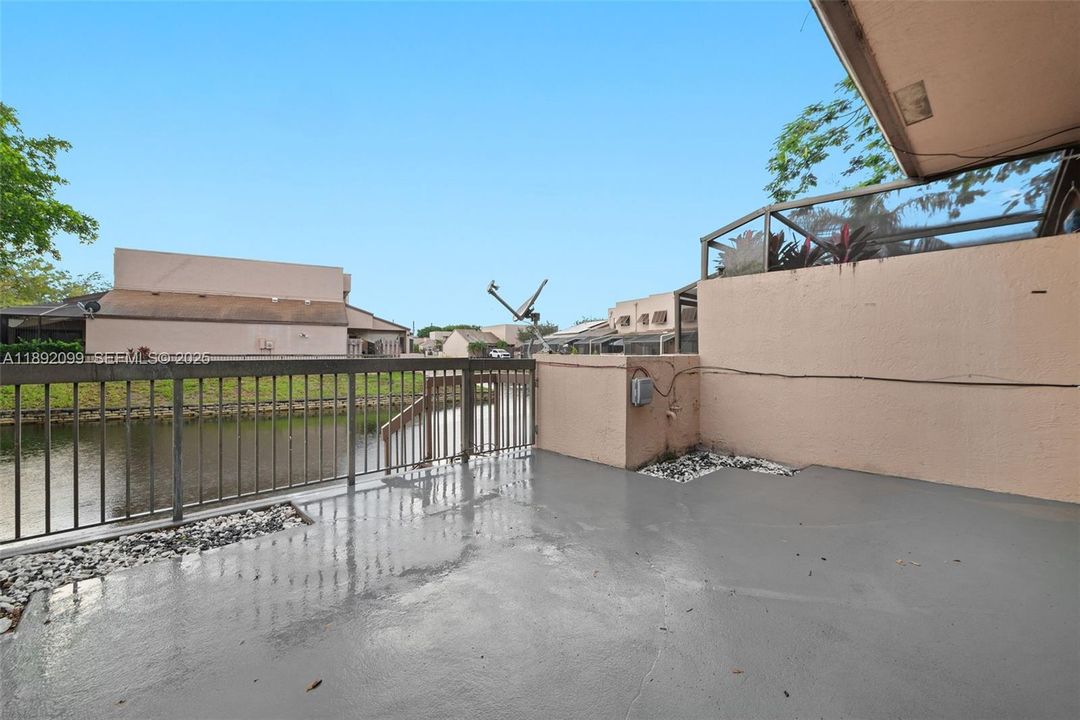 back yard canal views