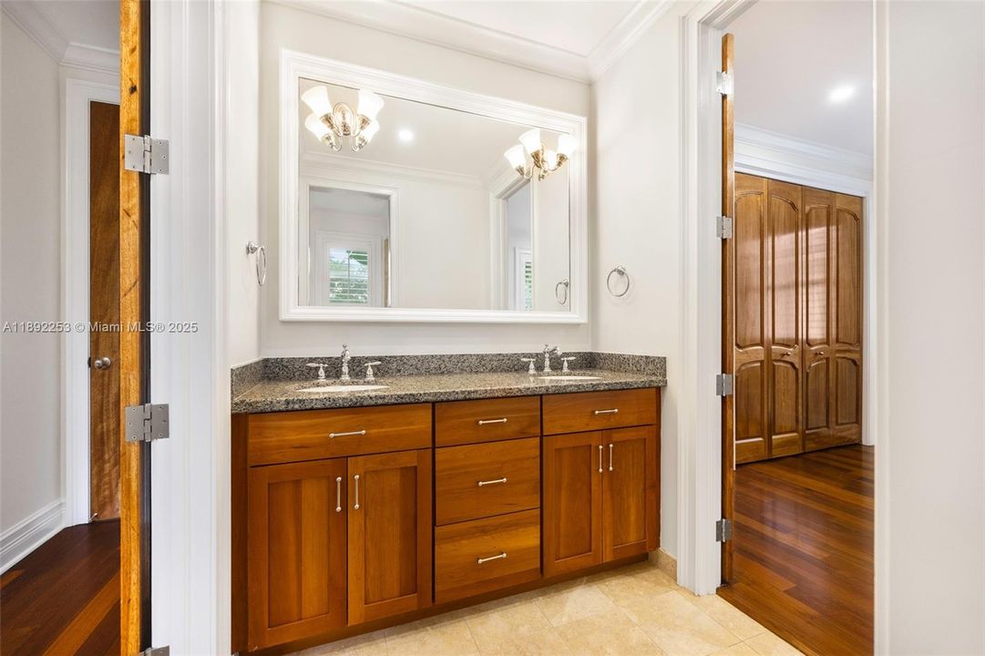 Jack and Jill bathroom