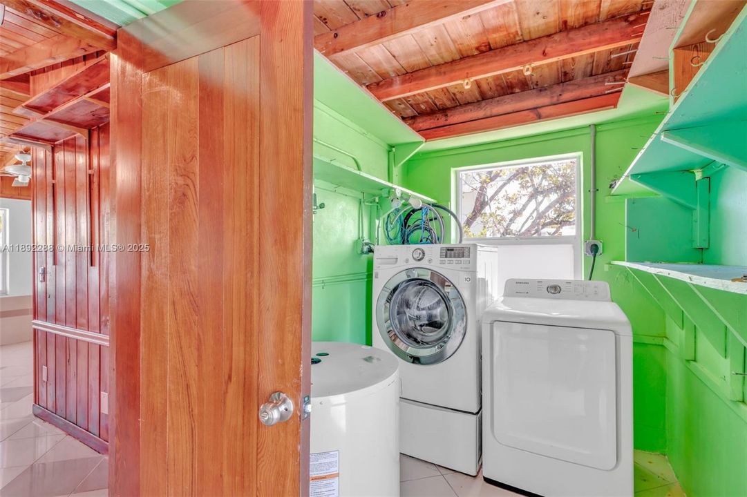 laundry room. Laundry area could re-configure to include a second bathroom
