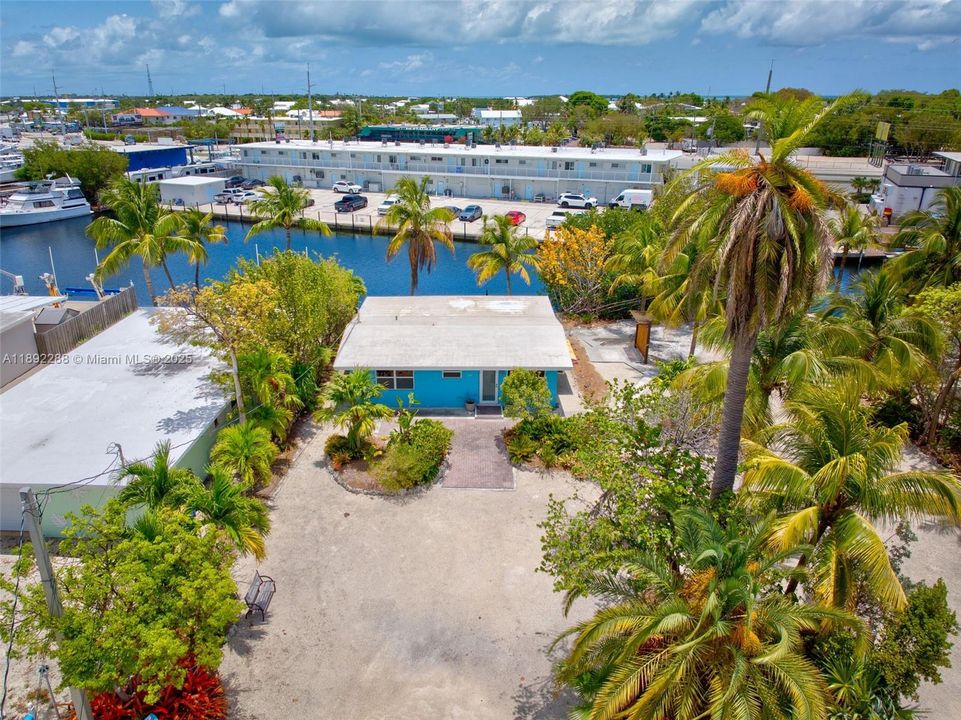 Lots of parking. Room for trailers and RV's