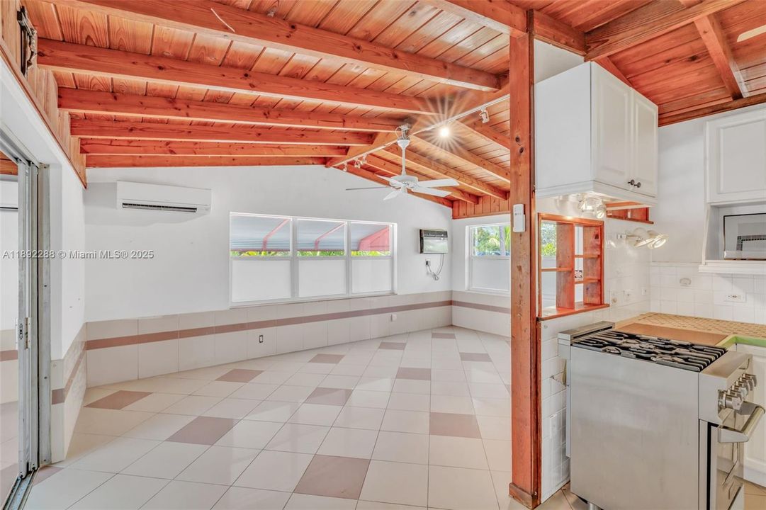 from kitchen to living room. Open plan is flexible, make it your own