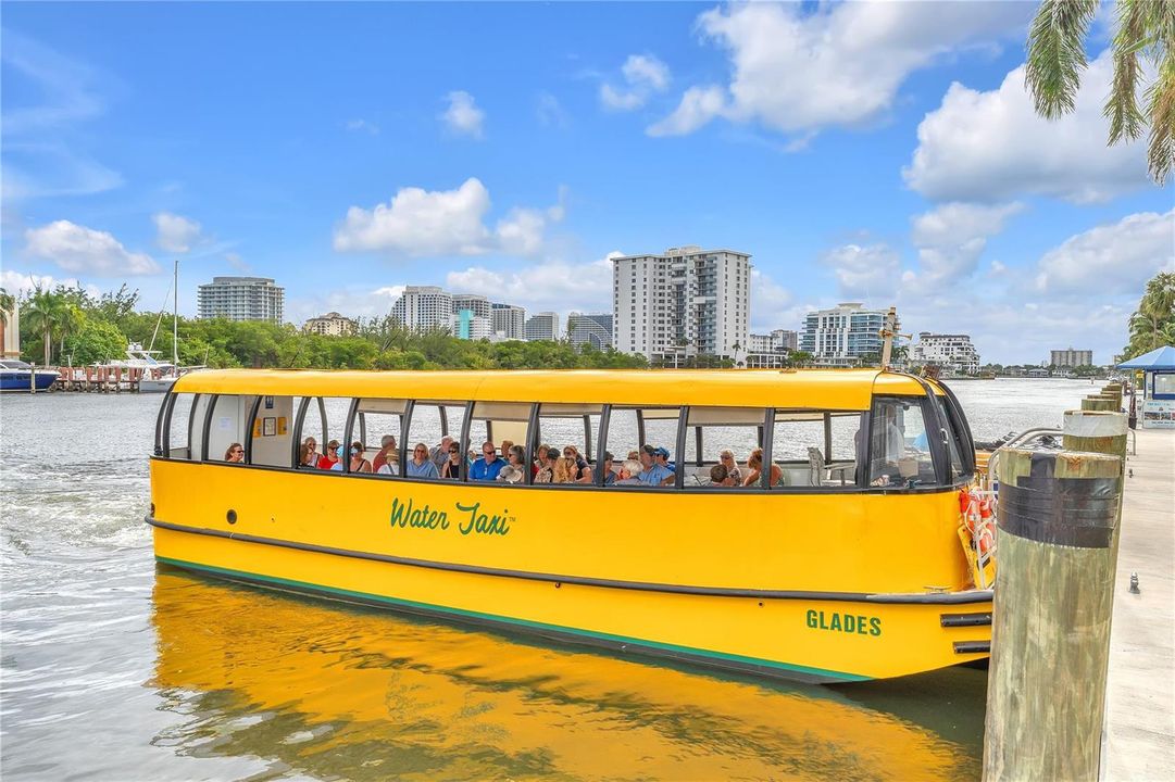 Water Taxi Stop at the Building