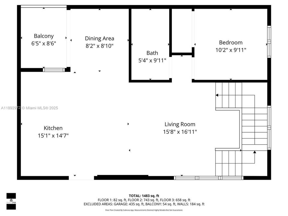 1 BEDROOM & BATH ON THE FIRST LEVEL WITH 2 BALCONIES!!