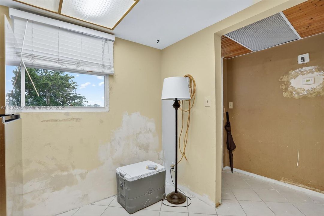 Room for more cabinets or small eat in kitchen table