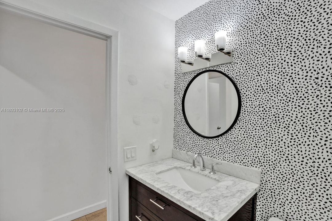 Third Bathroom Located on First Floor