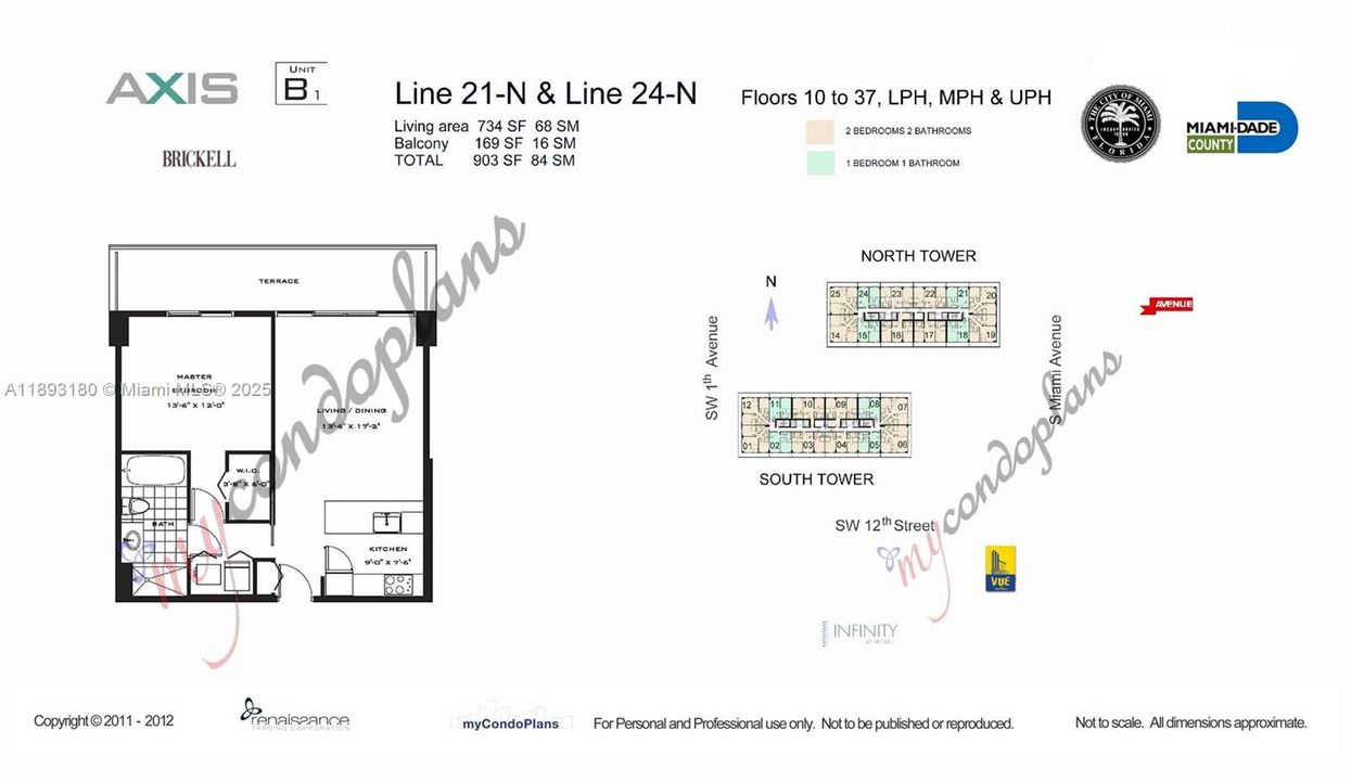最近售出: $400,000 (1 贝兹, 1 浴室, 694 平方英尺)