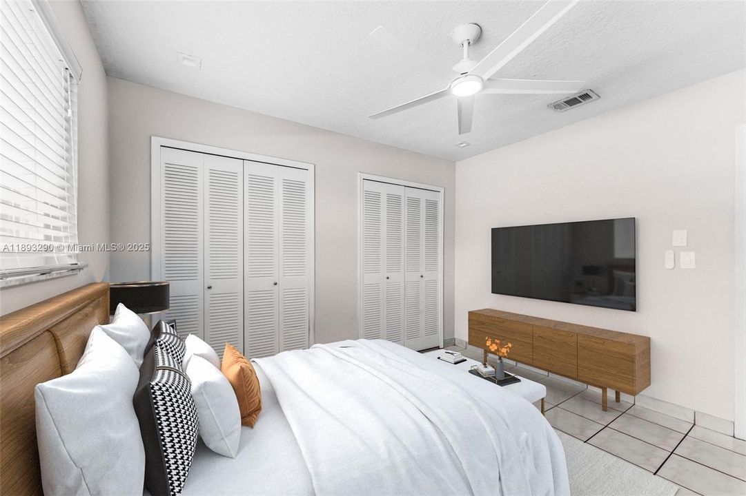 2nd Bedroom - Staged