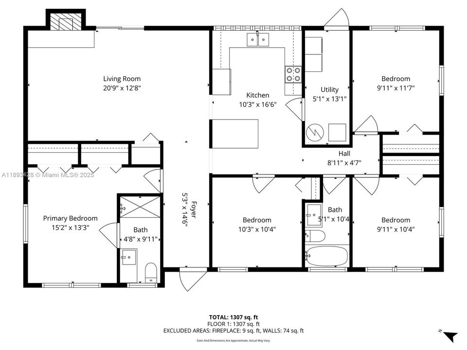 Active With Contract: $565,109 (4 beds, 2 baths, 1406 Square Feet)