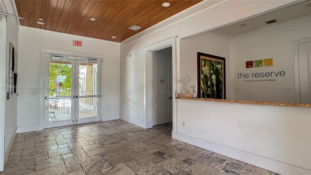 Club House reception