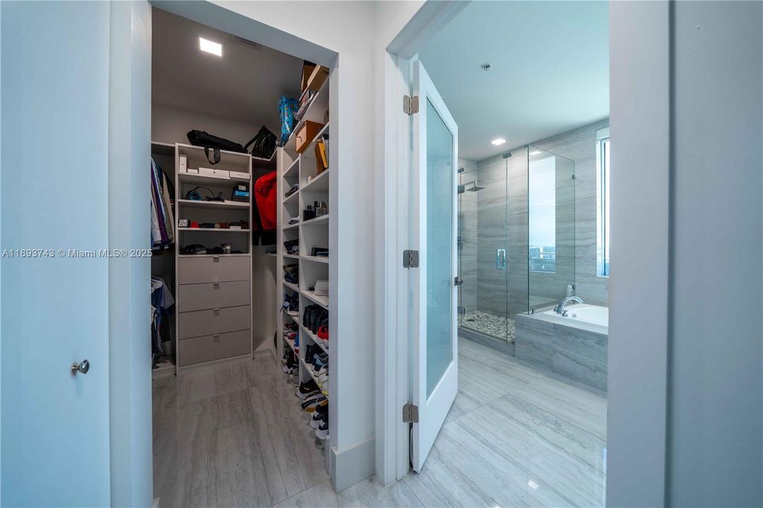 master bedroom closet