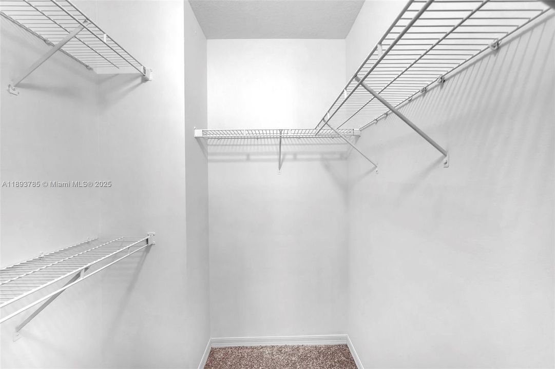 Master bedroom walk-in closet.