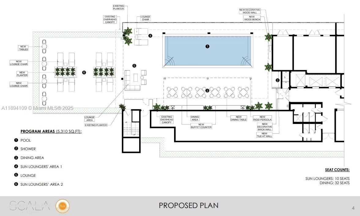Proposed Rooftop Pool Floor Plan Starting soon!  Pool will be closed for approximately 6 months.