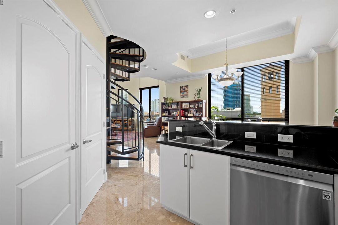 VIEW FROM KITCHEN