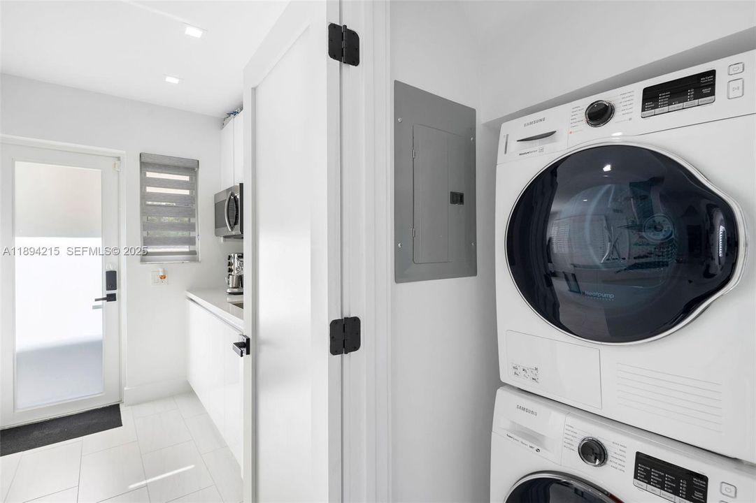 Washer -Dryer on each unit