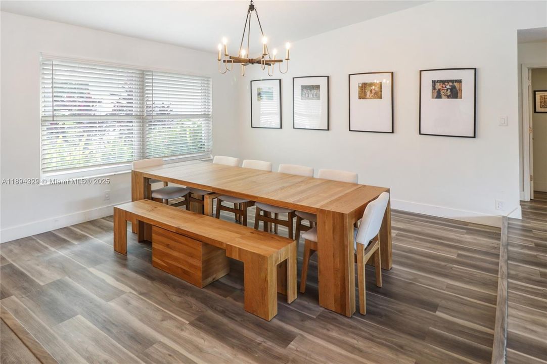 As you move past the dining and living areas toward the private quarters, you'll find the primary bedroom with its private bathroom, a second full bathroom, and three additional bedrooms. Make each room its own unique style, reflecting the personality and preferences of every member of the household.