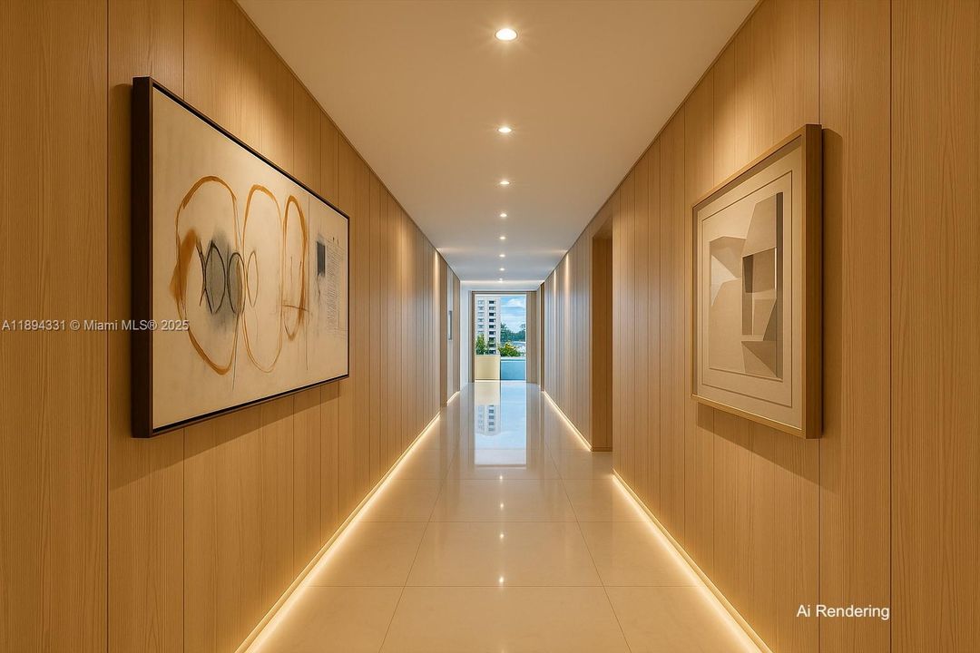 Entry gallery. For Ilustration only