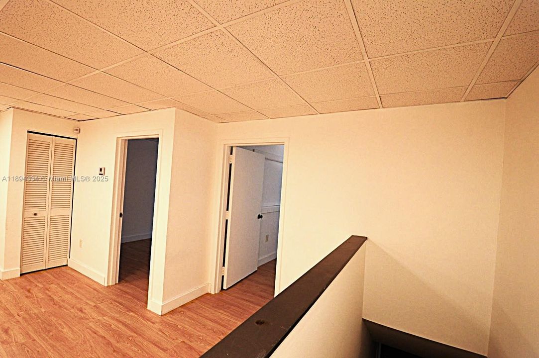 view from top of stairs of 2nd floor