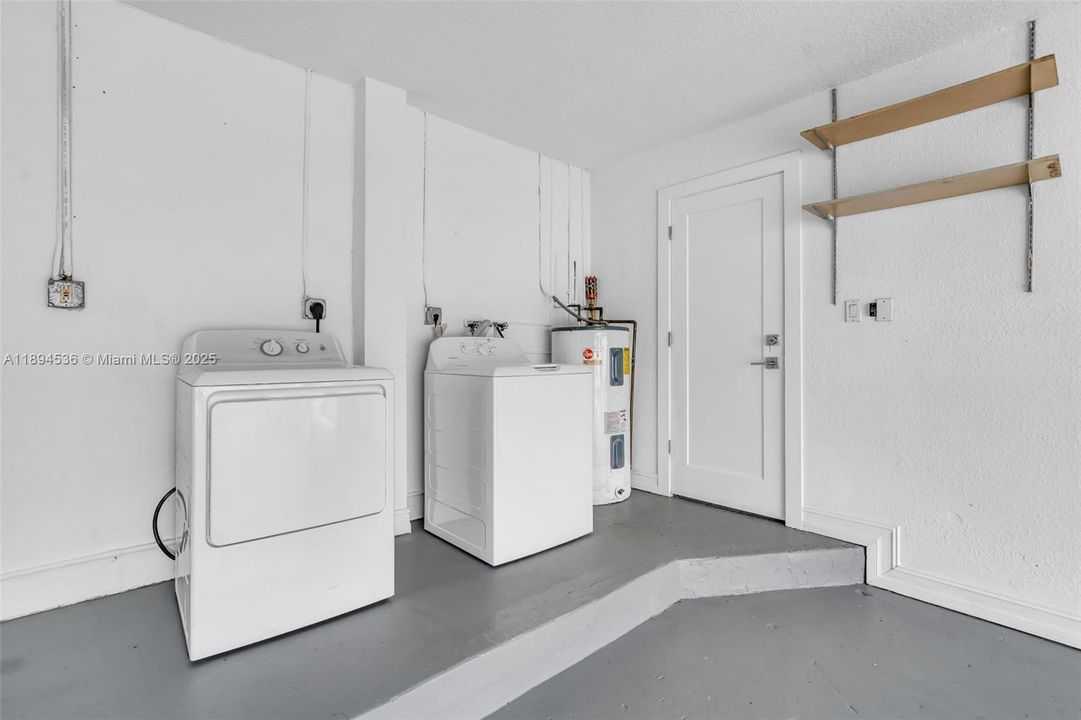 That door leads to the kitchen.