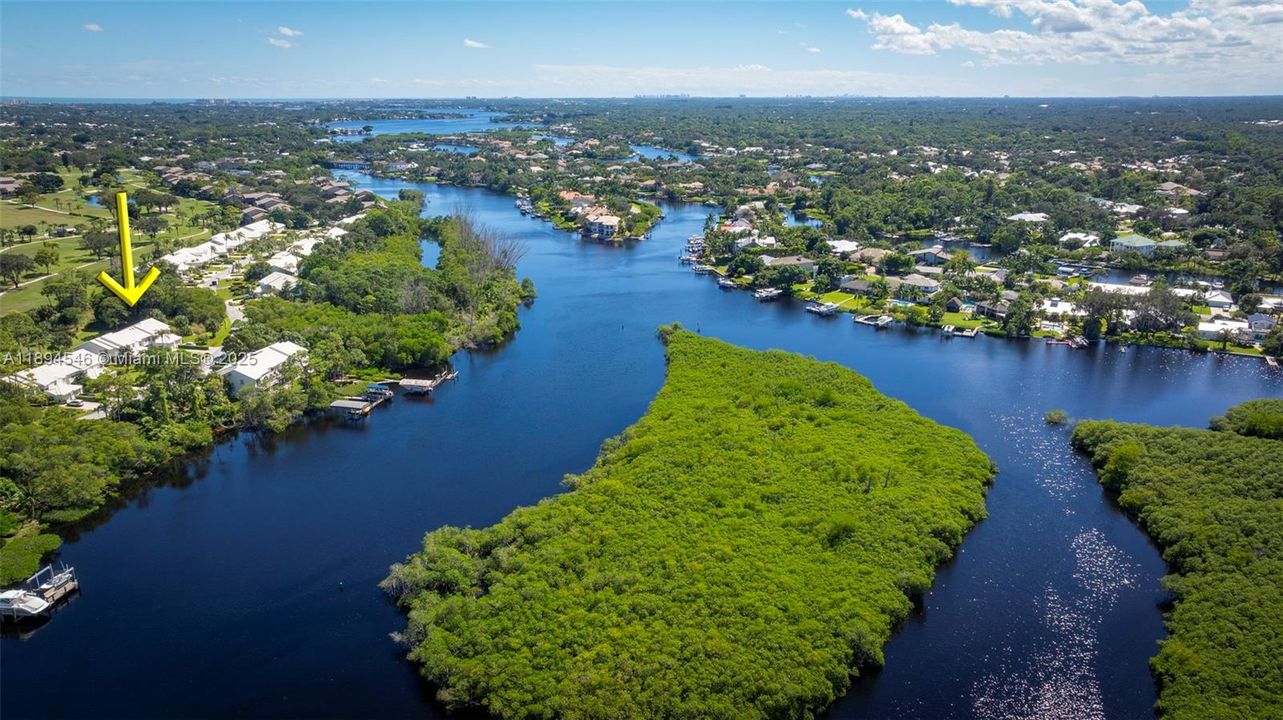 North Passage built along the Loxahachee River leads out to the Ocean