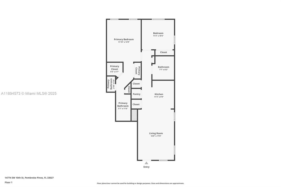 最近租的: $2,550 (2 贝兹, 2 浴室, 1040 平方英尺)