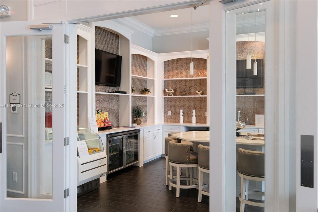 Clubhouse cafe lounge