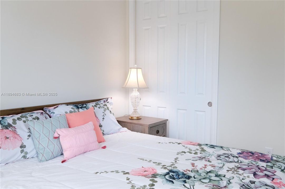 2nd Bedroom with a closet