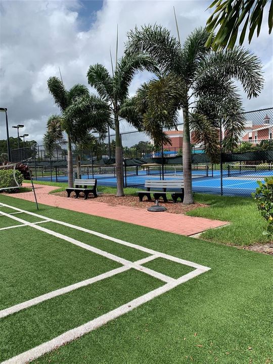 Pickle Ball and Tennis Courts.