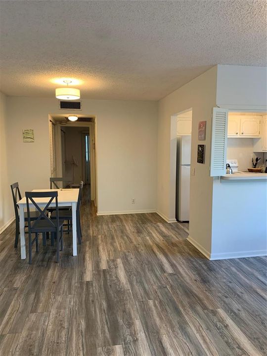 New Laminated Flooring through Condo.