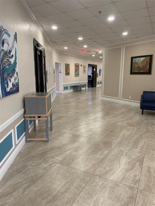 Hallway in Clubhouse.