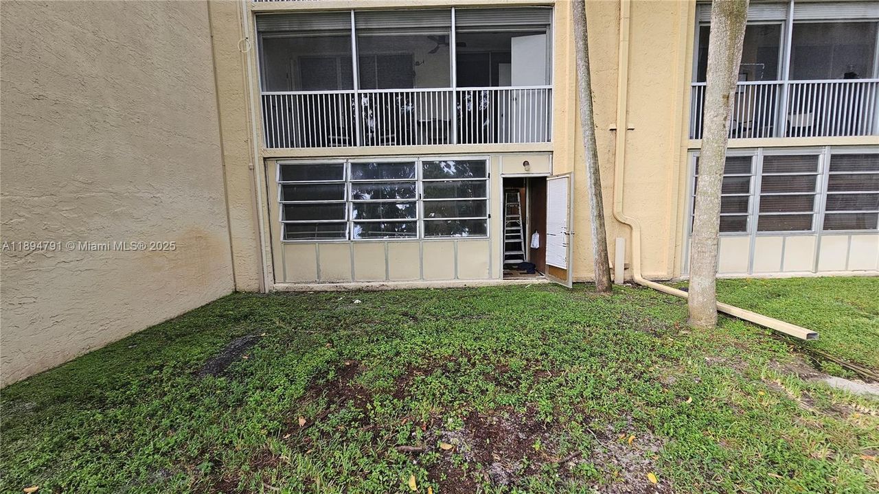 Rear Patio Entry Door