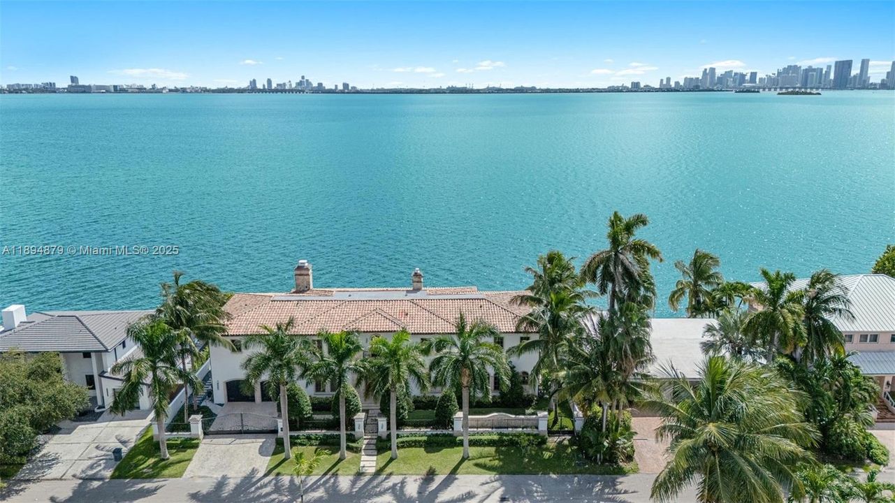 Bayfront parcel with wide-open water and skyline panorama