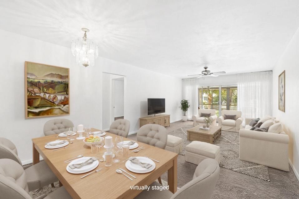 living and dinning room