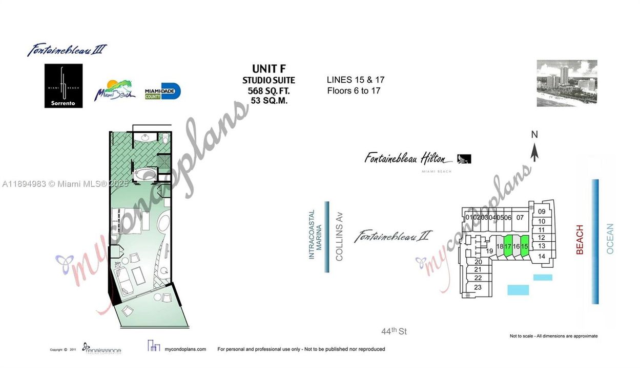 Active With Contract: $850,000 (0 beds, 1 baths, 538 Square Feet)