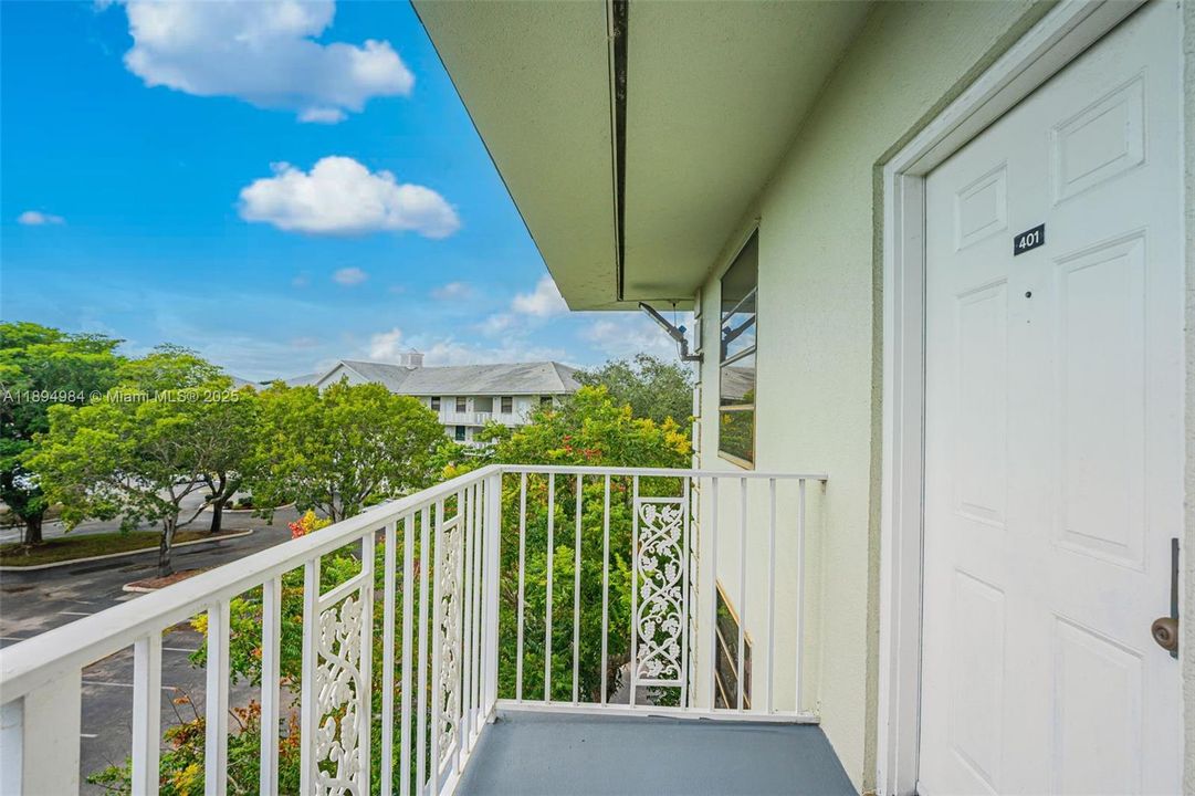 View from front door