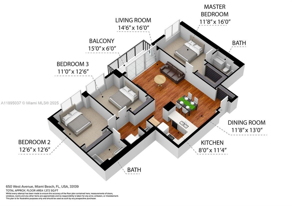 待售: $1,575,000 (2 贝兹, 2 浴室, 1372 平方英尺)