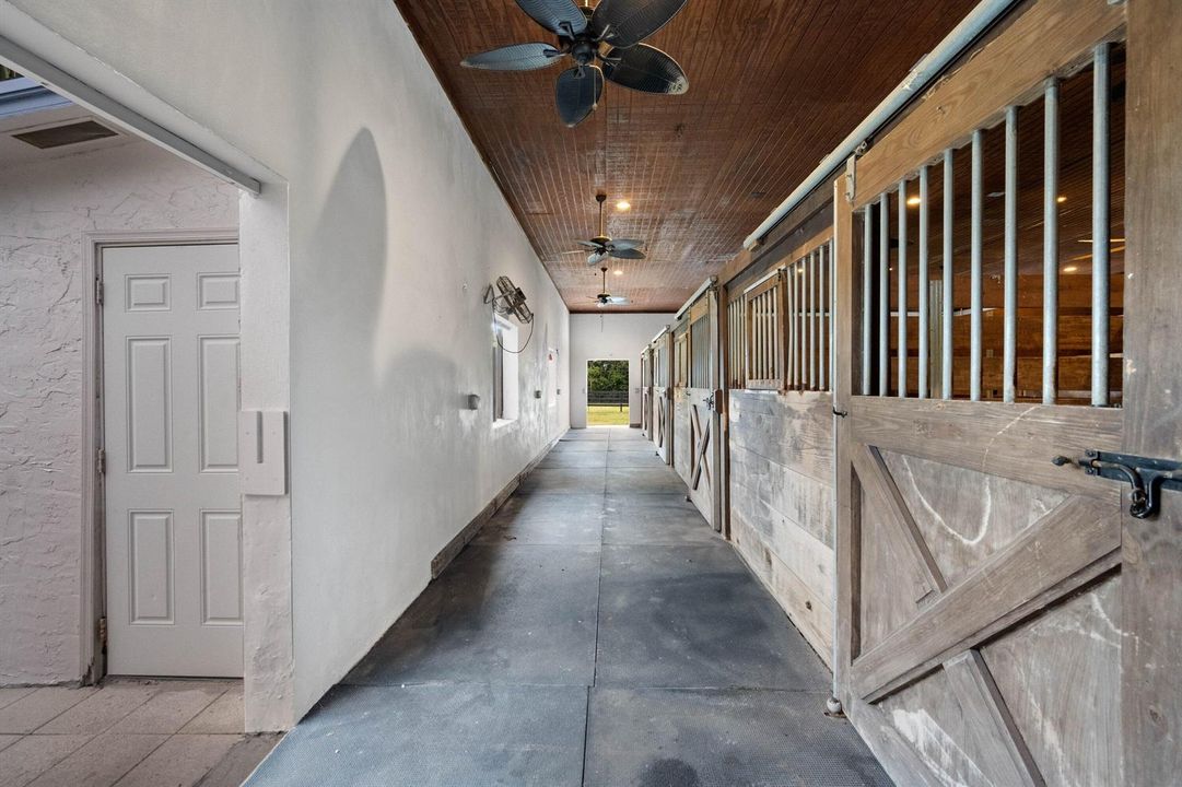 Door to barn head