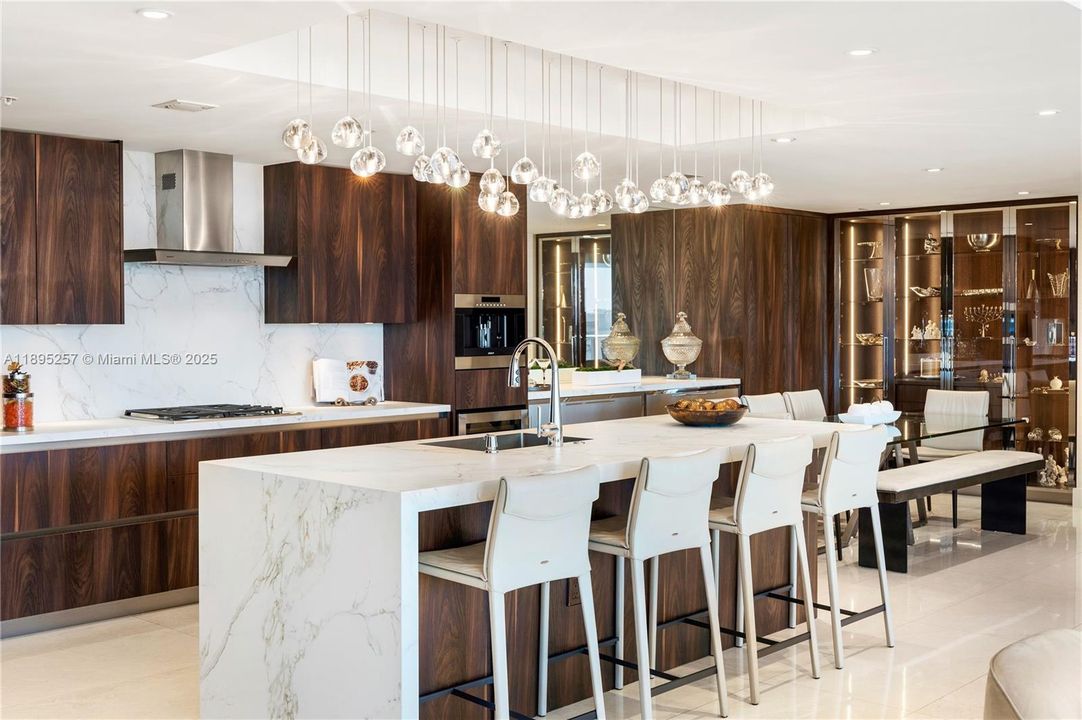 Dream Kitchen with Wolf & Sub-Zero.  Gas Cooktop.