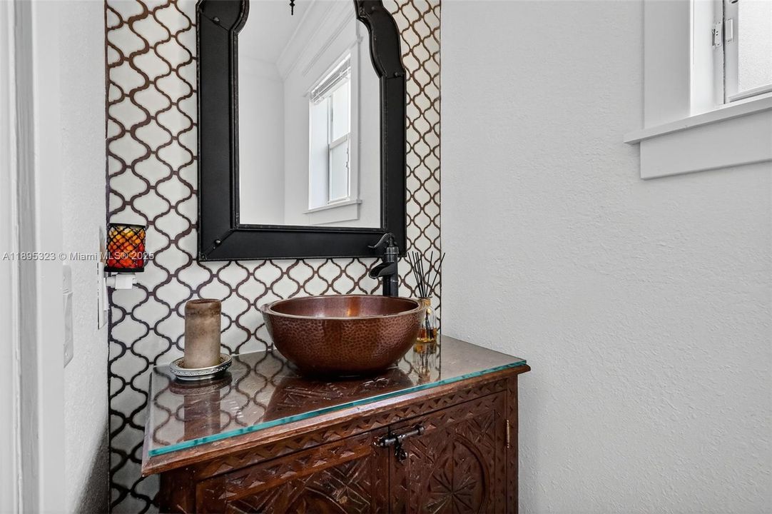 Half bath downstairs