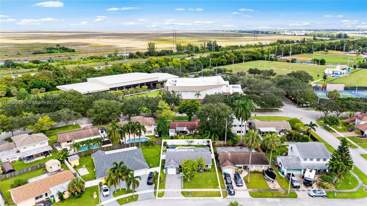 Home is around the corner from the Sunrise Athletic Complex.